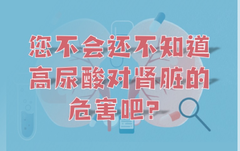 您不会还不知道 高尿酸对肾脏的 危害吧？